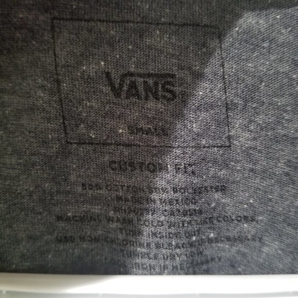 Men's Vans Gray Short Sleeve T-Shirt Size Small - Picture 5 of 9
